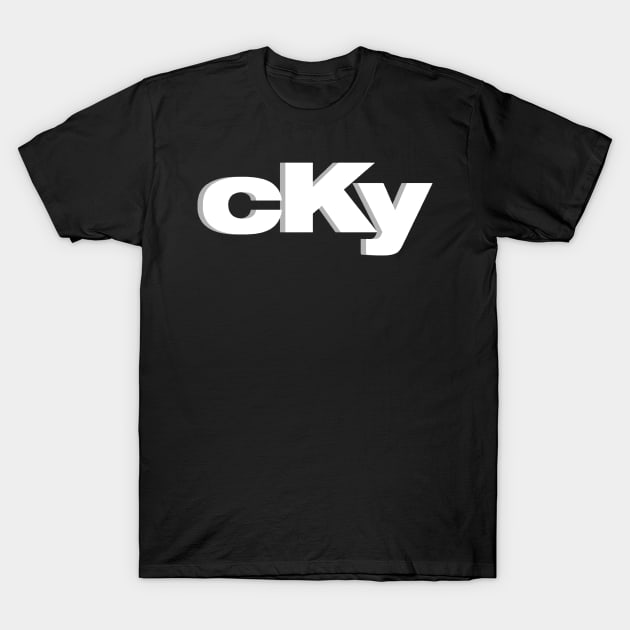 CKY typograph T-Shirt by Aprilskies